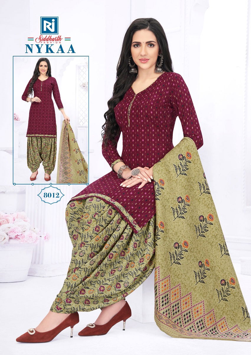 Siddharth Nykaa 8 Readymade Cotton Dress Catalog
